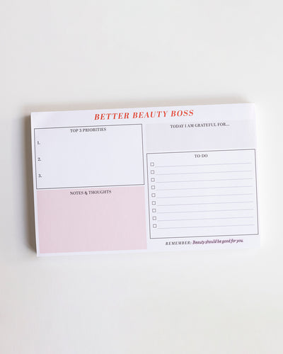 Better Beauty Boss Notepad