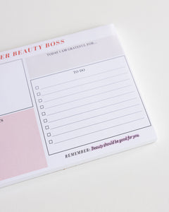 Better Beauty Boss Notepad