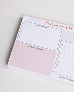 Better Beauty Boss Notepad